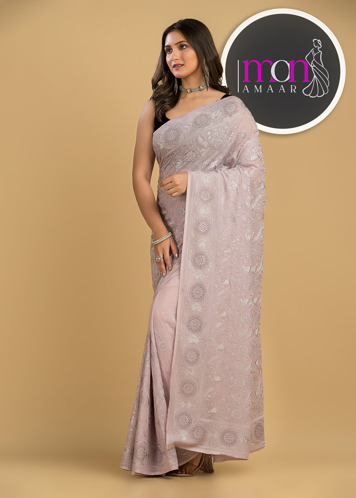 Celebration-A Designer Saree(pleasing Color)