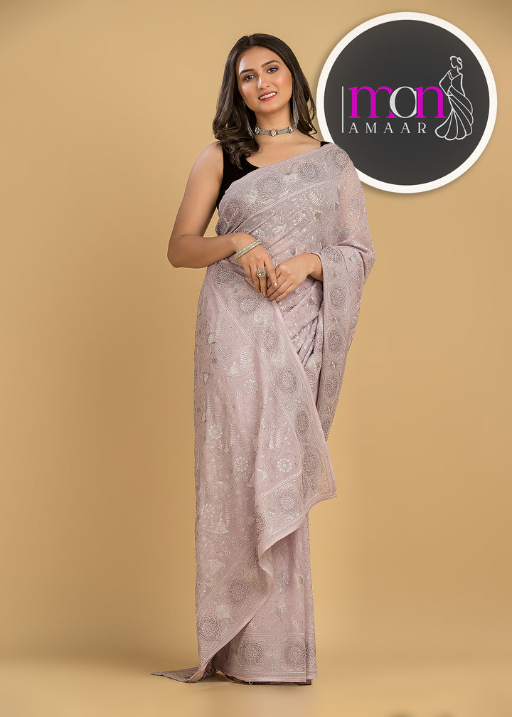 Celebration-A Designer Saree(pleasing Color)