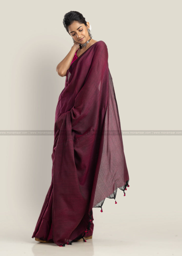 Honey Wine - Khadi Cotton Saree