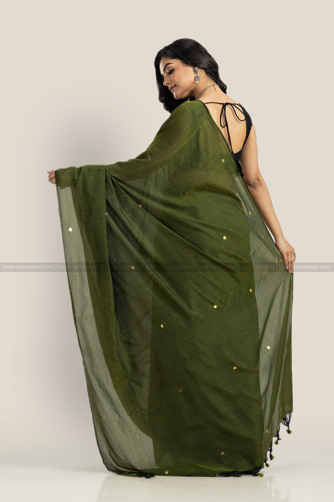 Pallette Green -Khadi Cotton Saree