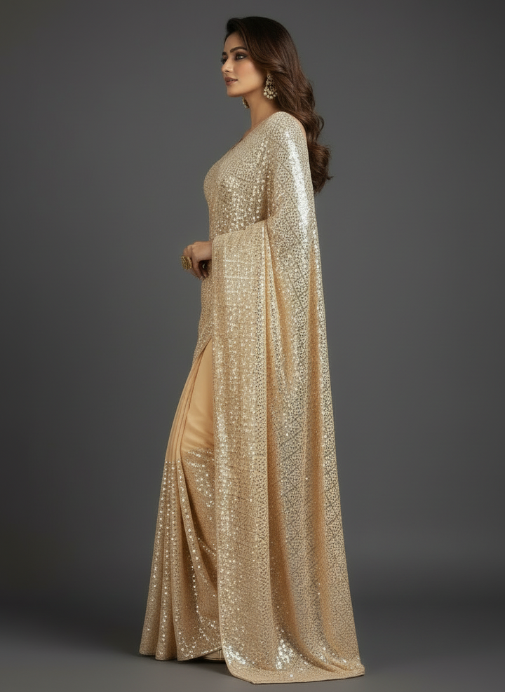 Sequins Party Wear Saree