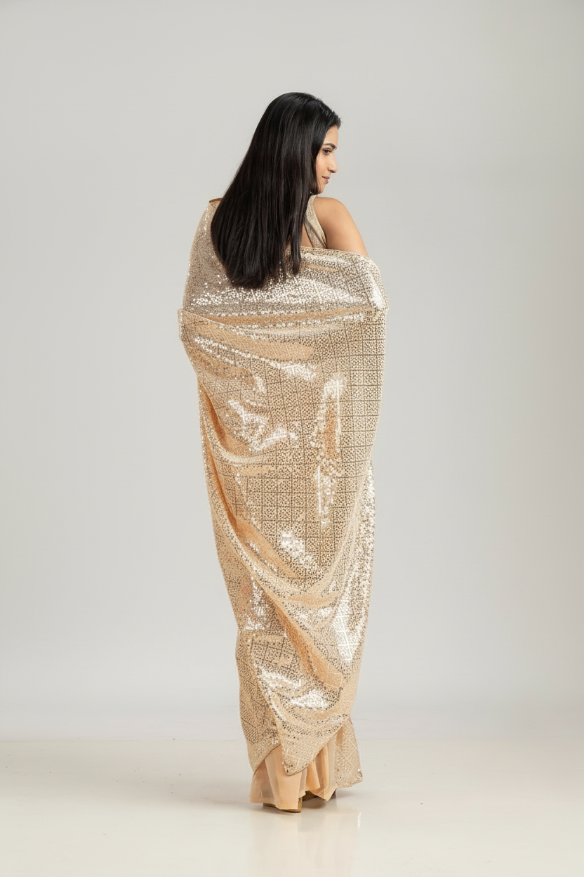 Sequins Party Wear Saree