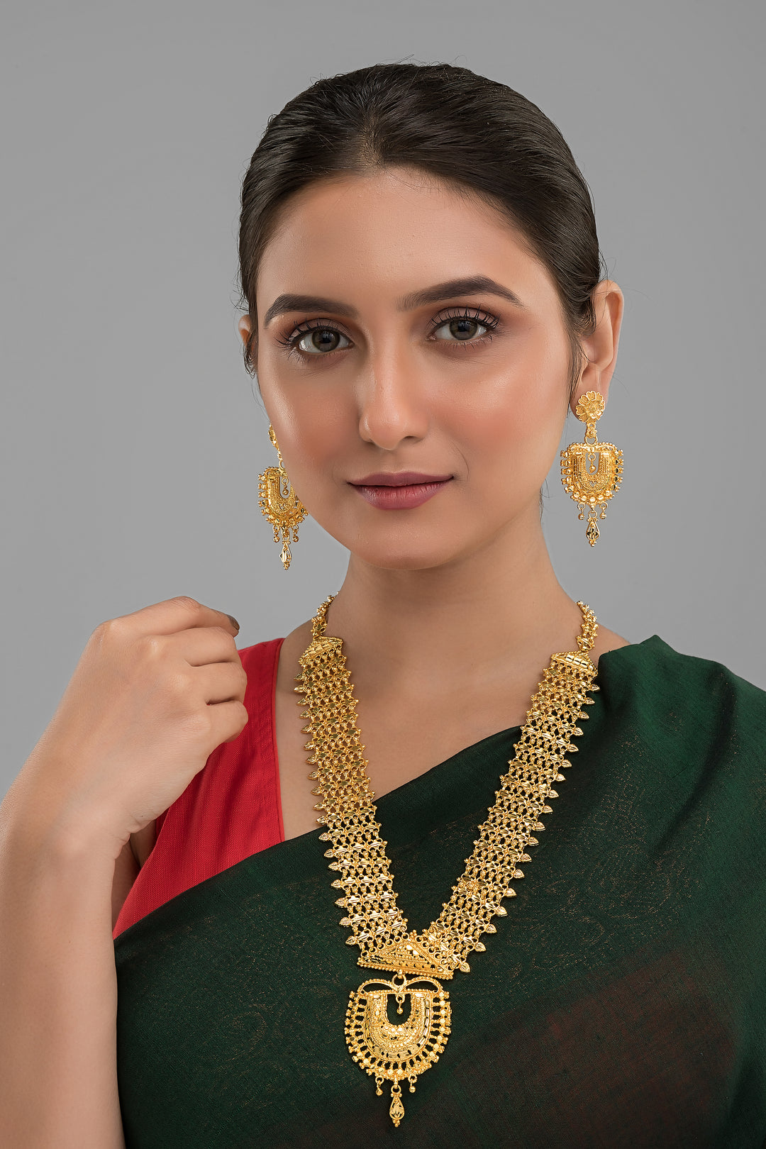 Swarnakumari Gold Plated Set