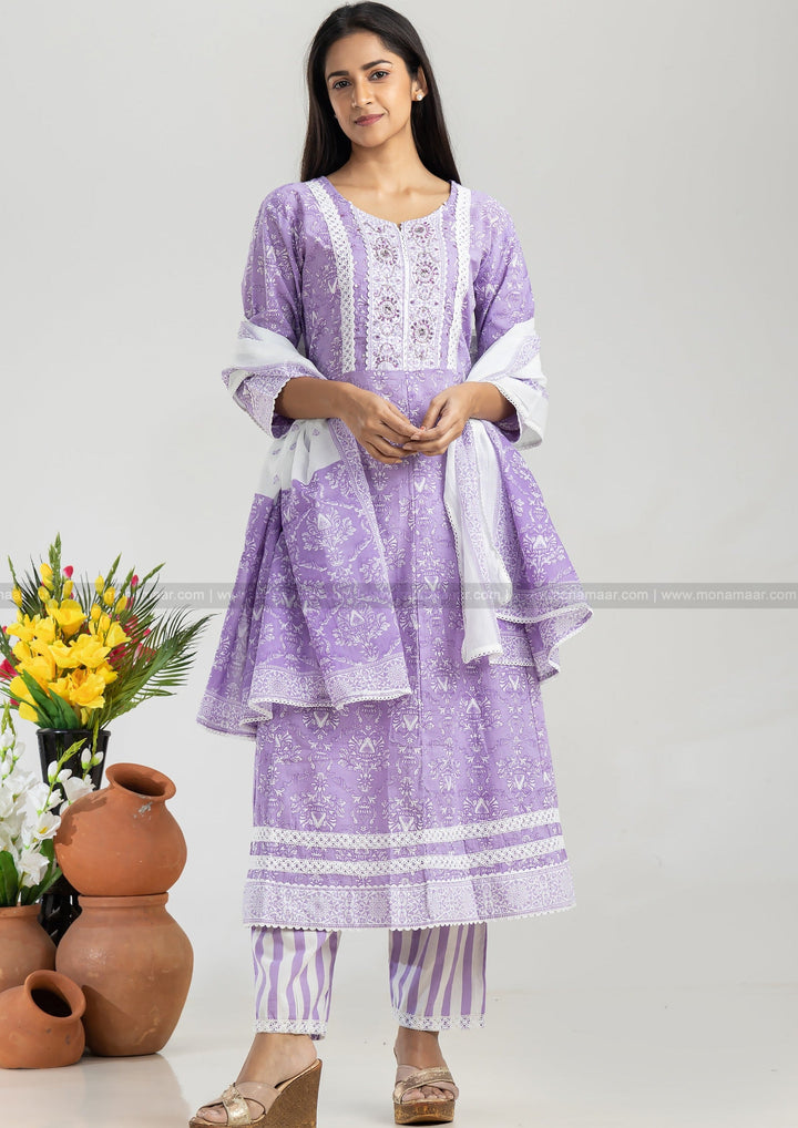 Anarkali Kurti Set