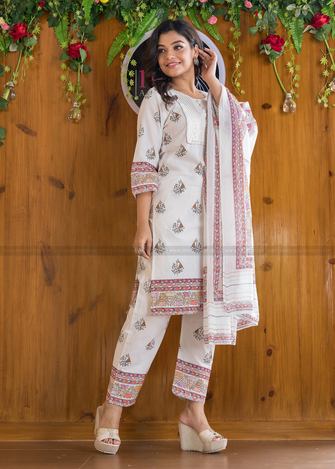 All About Madhubani (Famous In White) Kurti Set