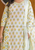 Made In Floral Suit Set(Upbeat Yellow and White Combo)