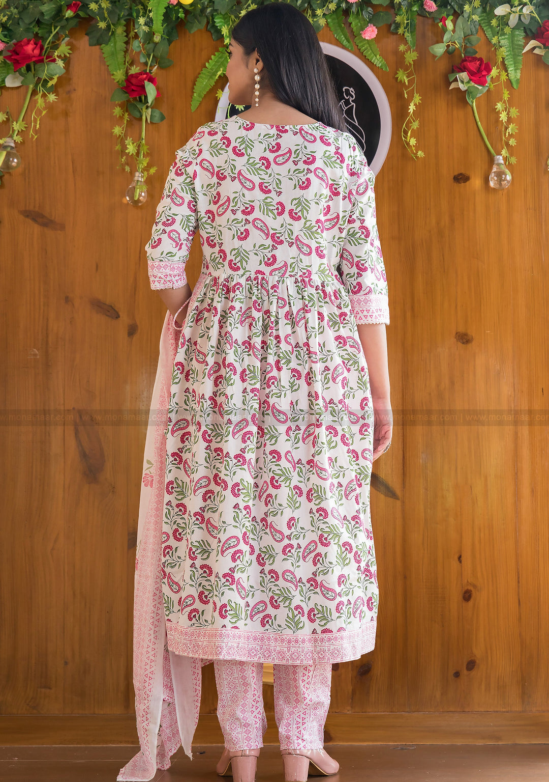 Cotton Crush (Pretty Floral) Kurti Set