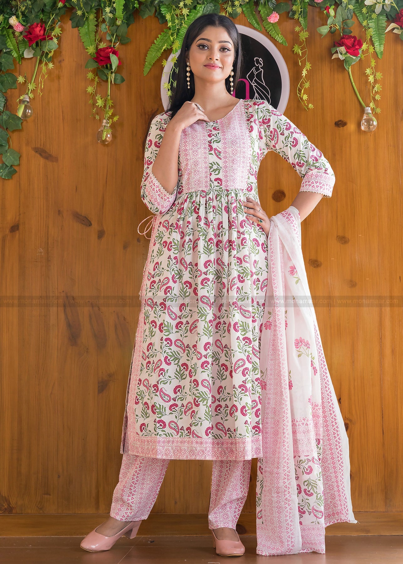 Share more than 114 floral kurti with plazo super hot
