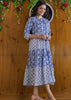 Daily Gaily Cotton Indigo Dress