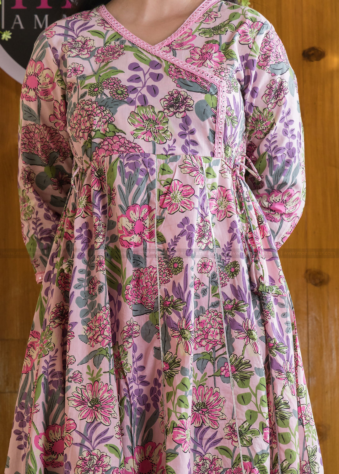 Floral Affair Jaipuri cotton Frock