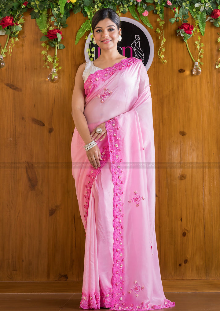 Gem Of A Pearl (Pink By Heart) Saree