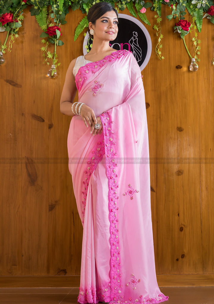 Gem Of A Pearl (Pink By Heart) Saree