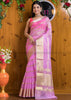 In The Pink Time - Pink Banarasi Organza Saree