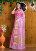 In The Pink Time - Pink Banarasi Organza Saree