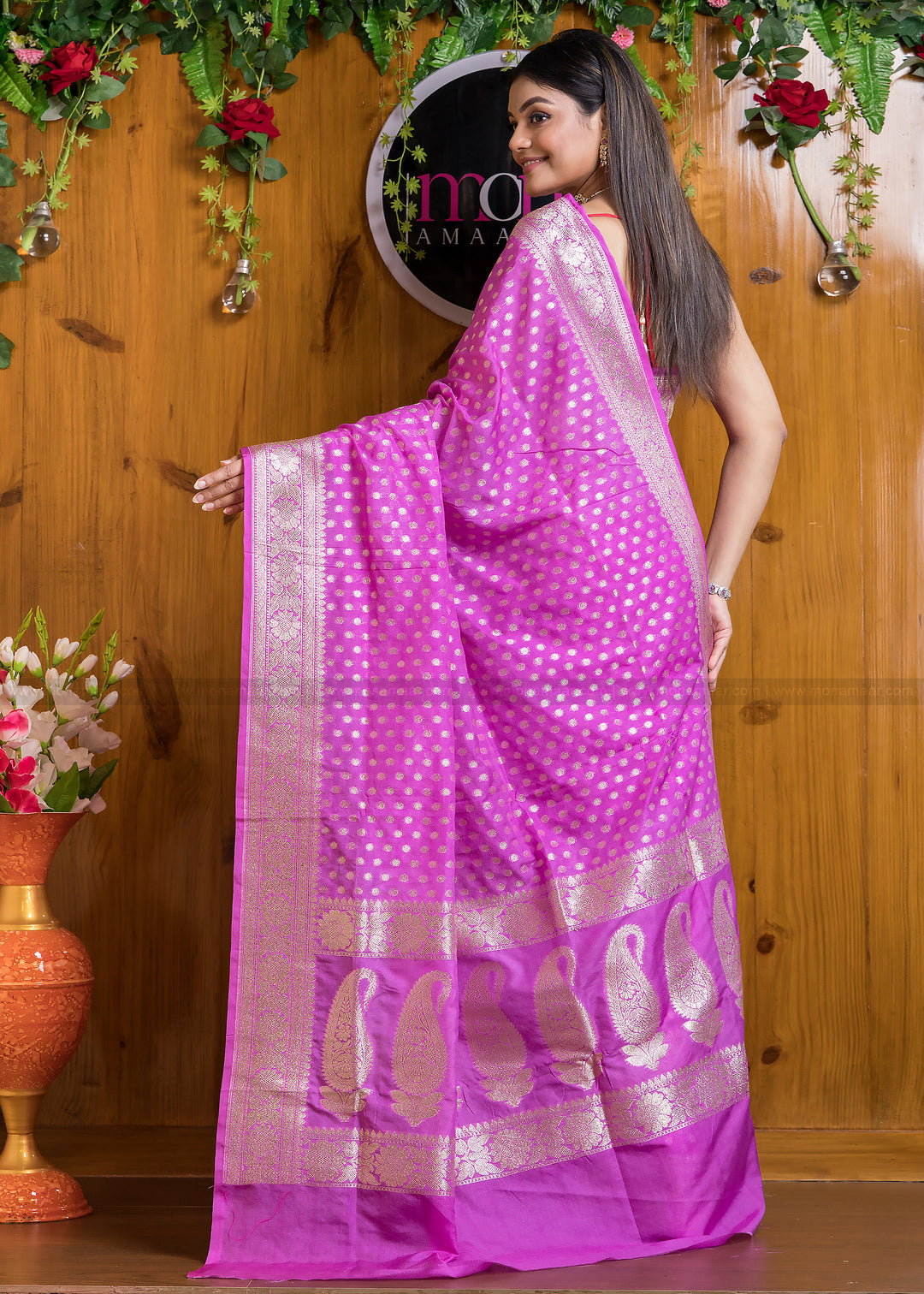 Banarsi semi katan silk Saree