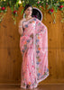 Designer Pink Delight Georgette silk saree