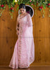 Designer Barbie Pink Organza silk saree