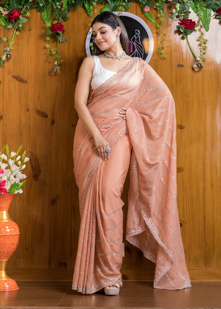 Desire for  Organza Silk Saree