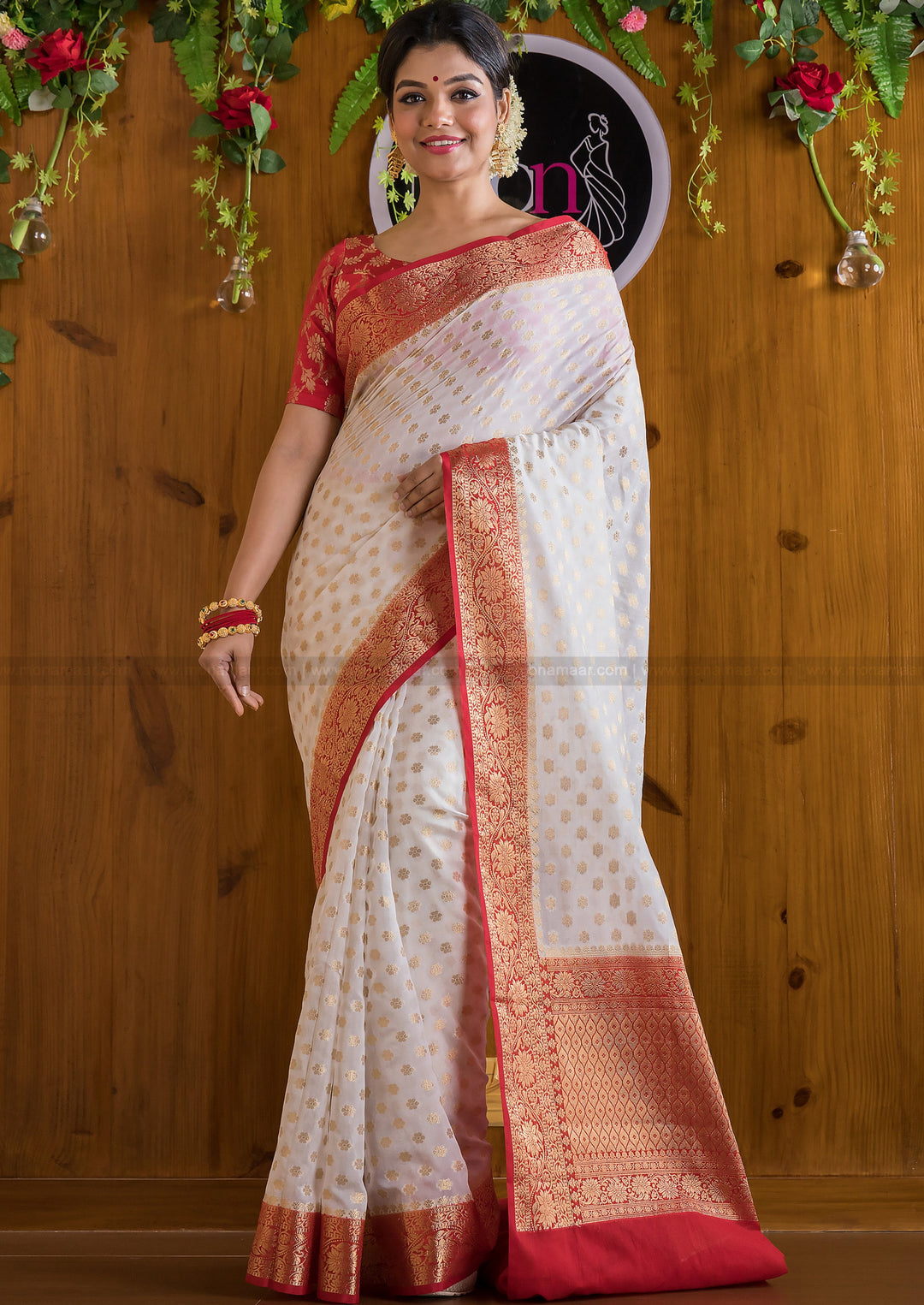 Crimson Glory Banarasi  Saree