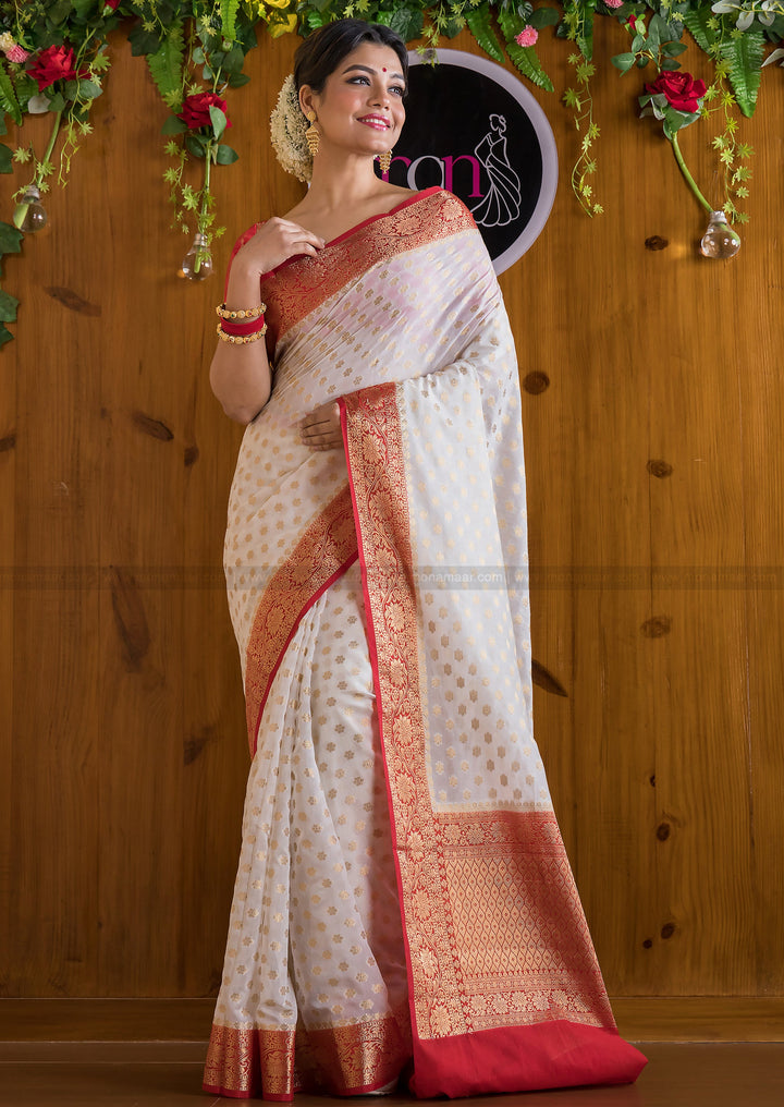 Crimson Glory Banarasi  Saree