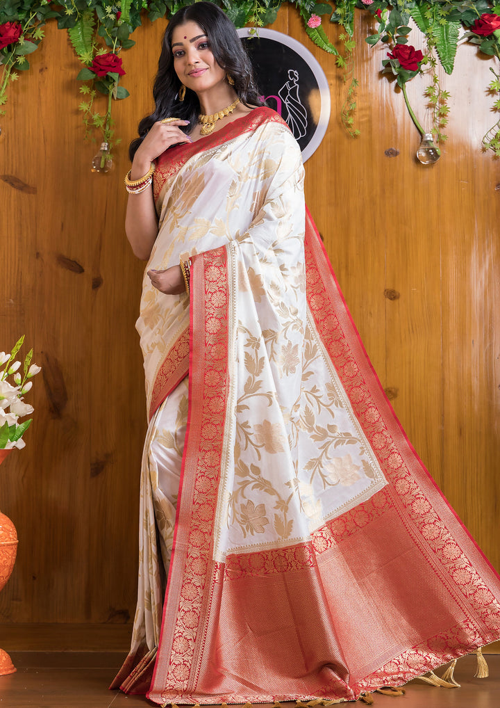 Preciously Kept In Georgette (Banarasi Silk)Saree