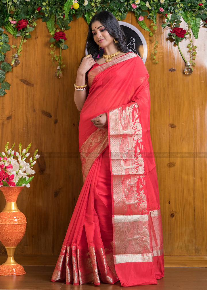 Nadi Ghat Banarasi Fancy silk Saree