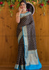 Midnight Magic Banarasi  Saree