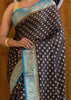 Midnight Magic Banarasi  Saree