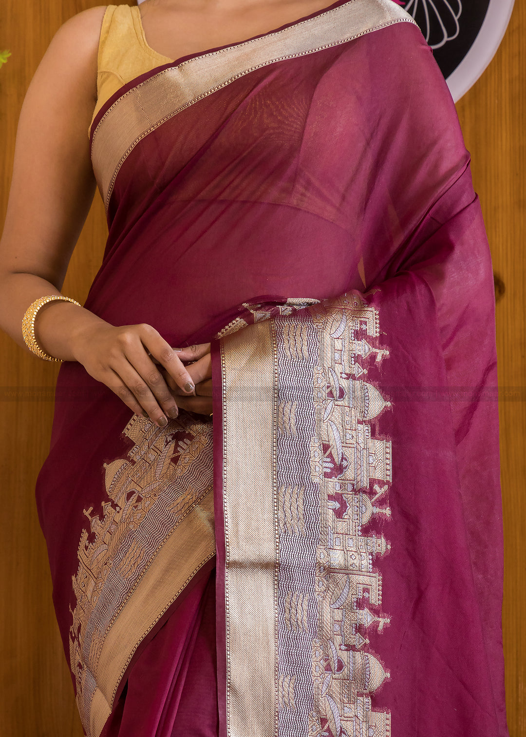 Ganga Ghat Banarasi Saree