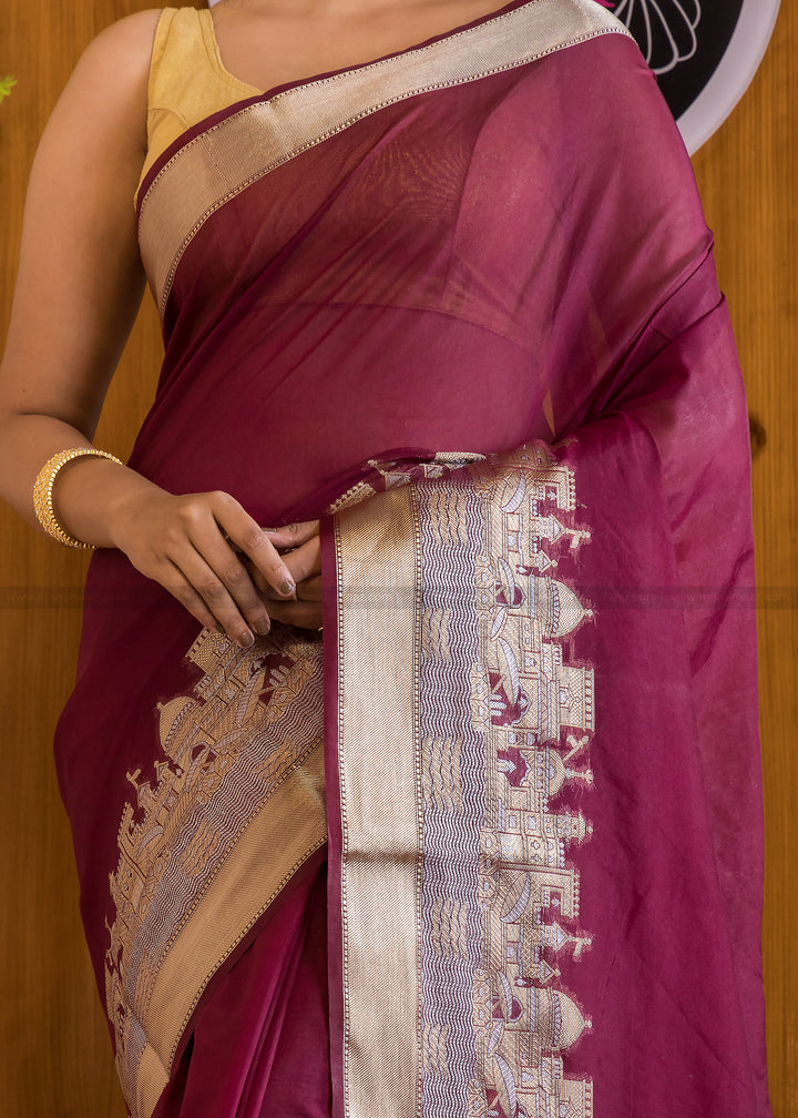 Ganga Ghat Banarasi Saree