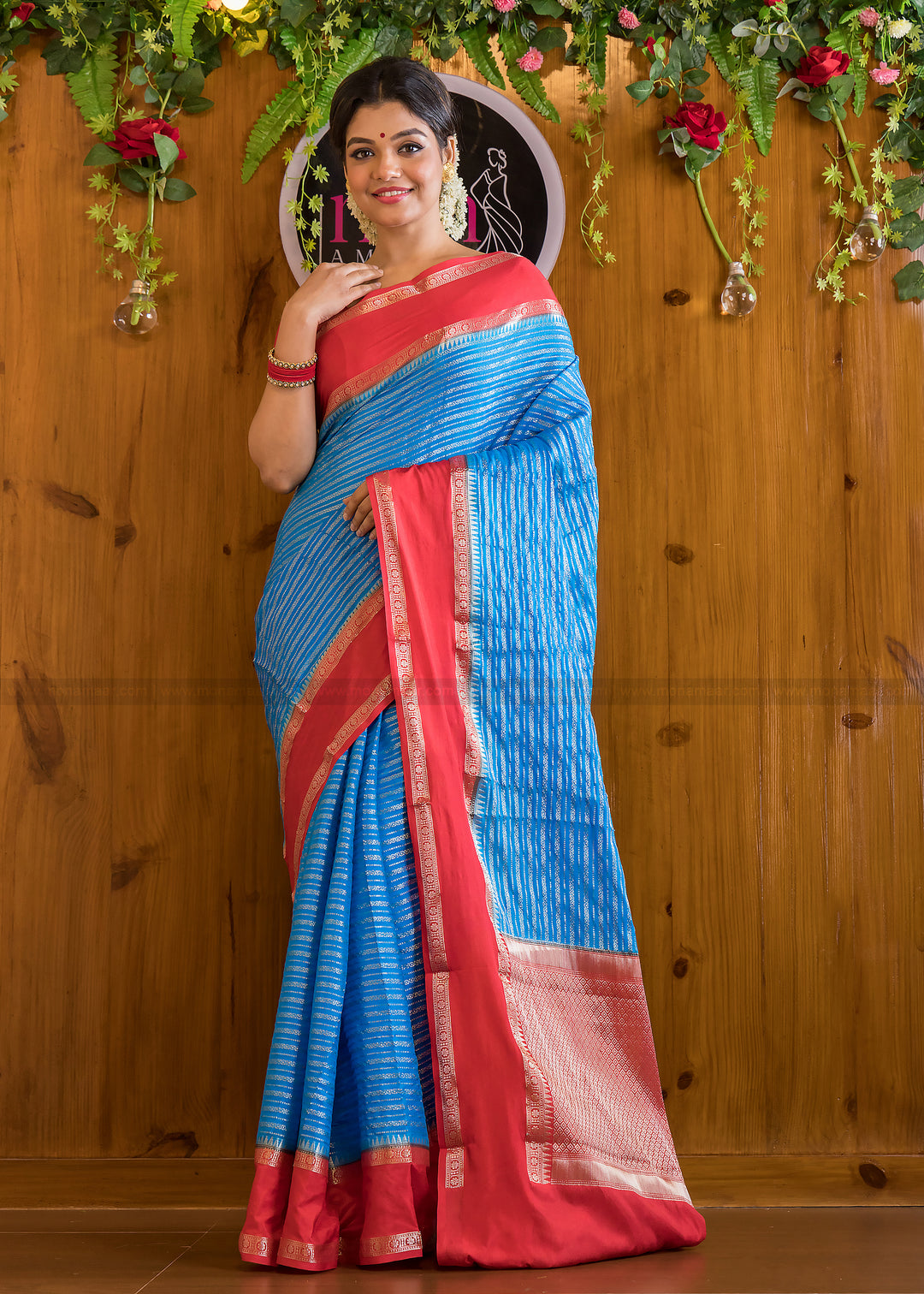 Classy Sapphire Banarasi Saree