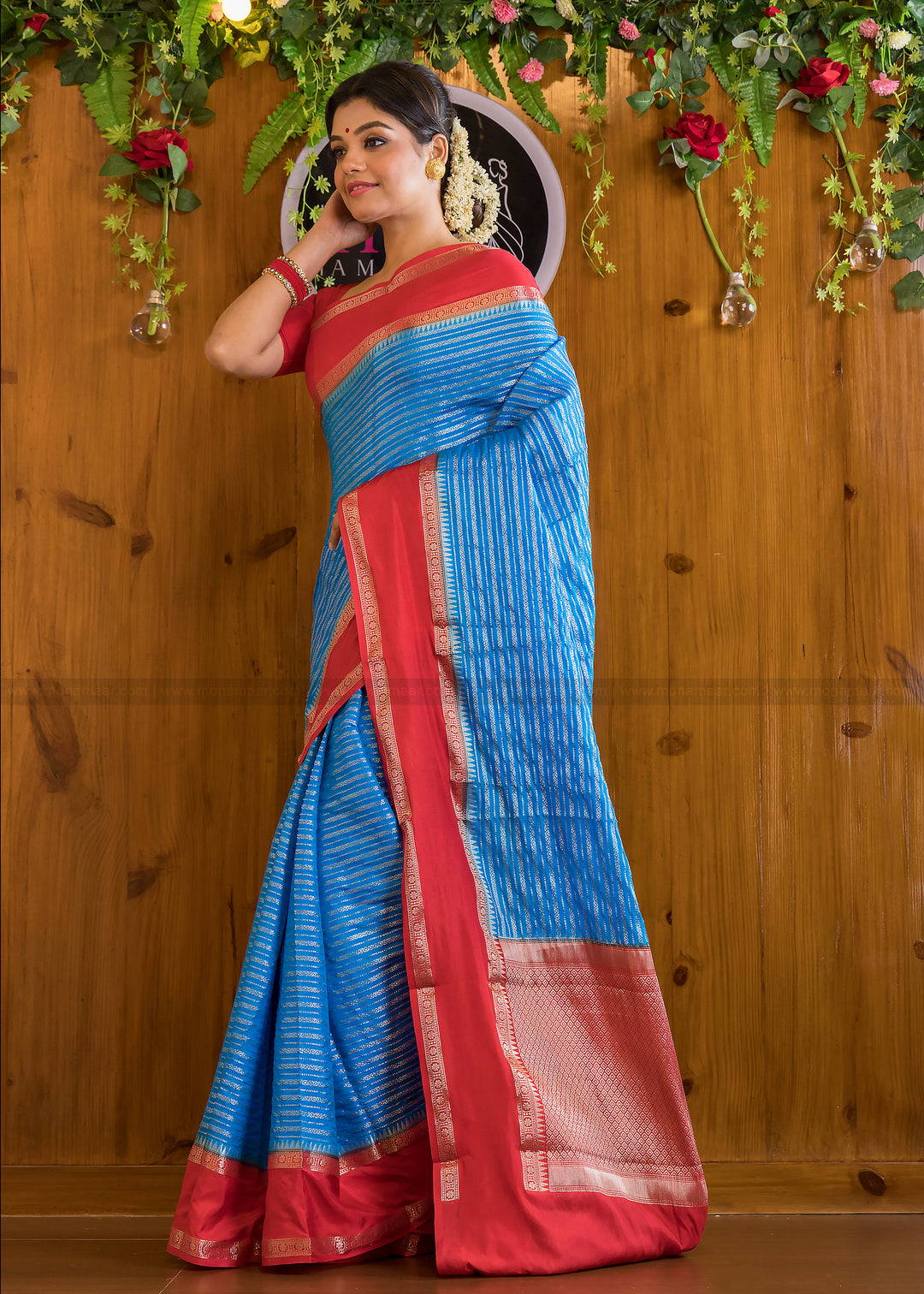 Classy Sapphire Banarasi Saree