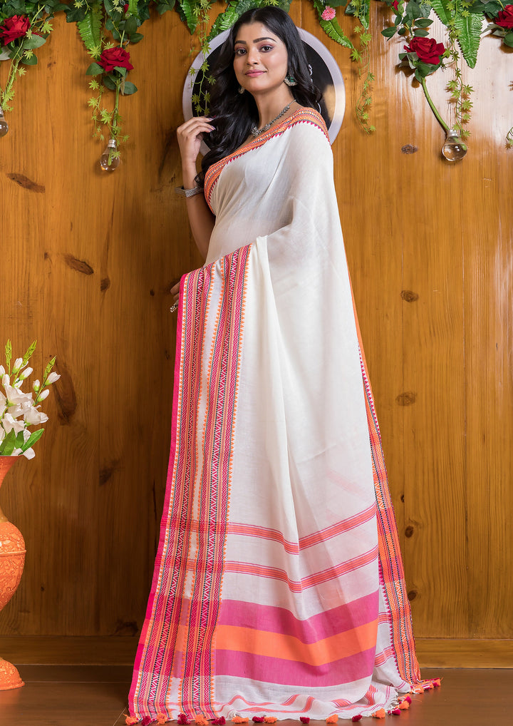 Shirui Lily Bengal Manipuri Fusional Saree