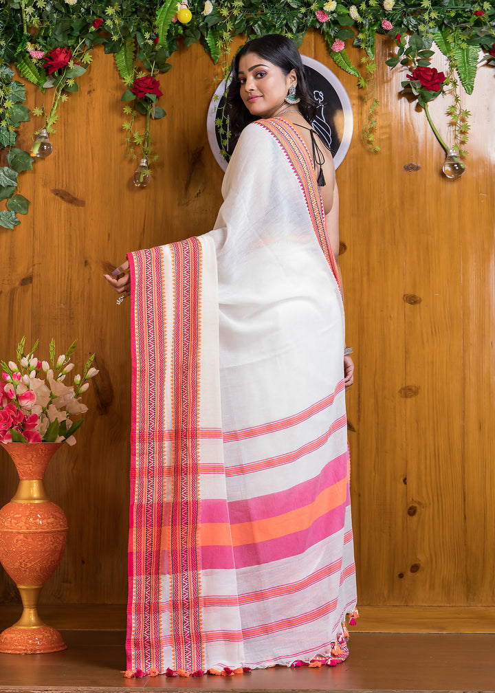 Shirui Lily Bengal Manipuri Fusional Saree