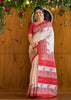 Never Ending Vogue Of Red And White Saree