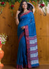 Worthy Cotton Jamdani (Night Blue) Saree