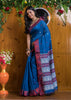 Worthy Cotton Jamdani (Night Blue) Saree