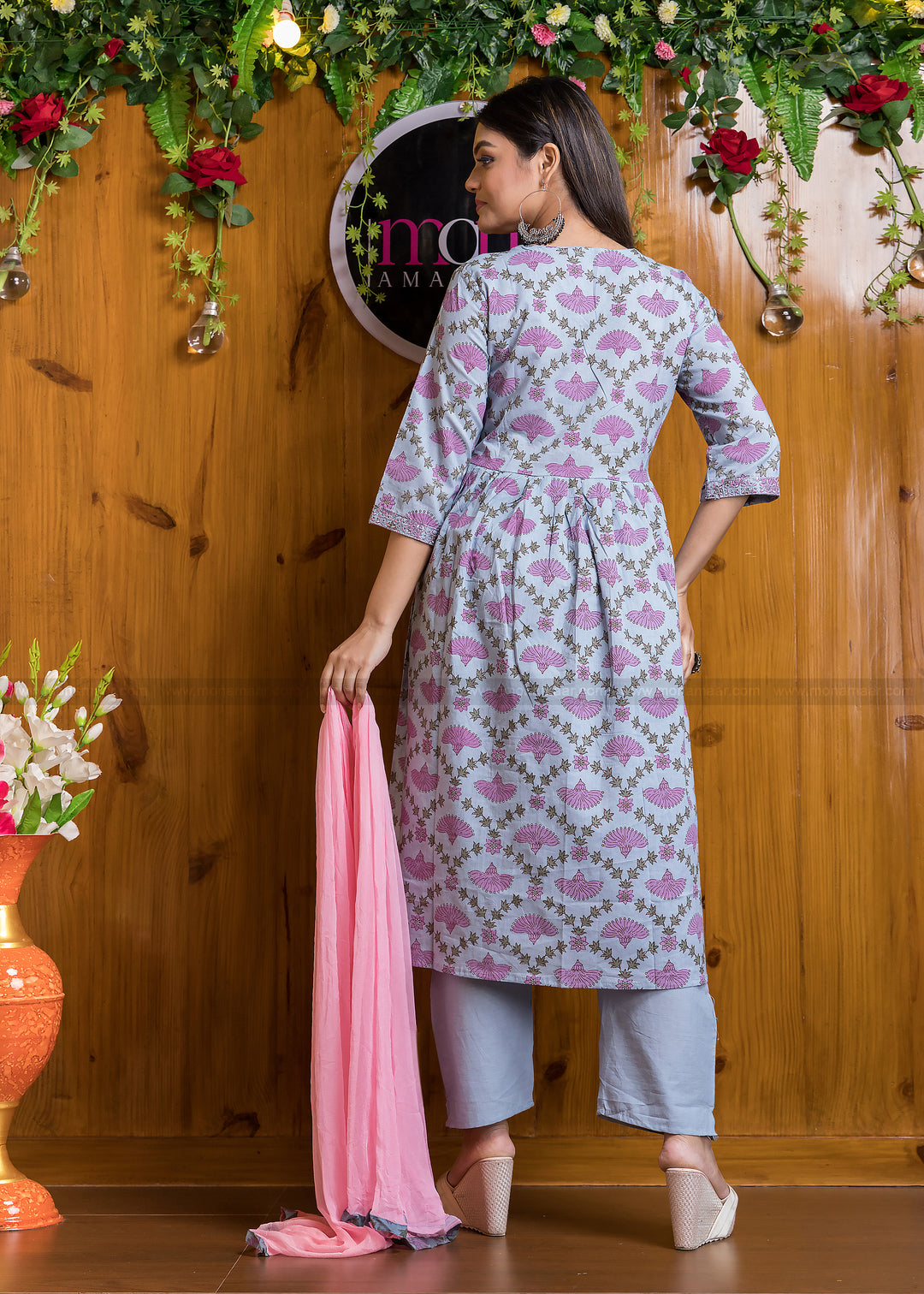 When Naira Cut Meet Comfort-Cotton Kurti Set