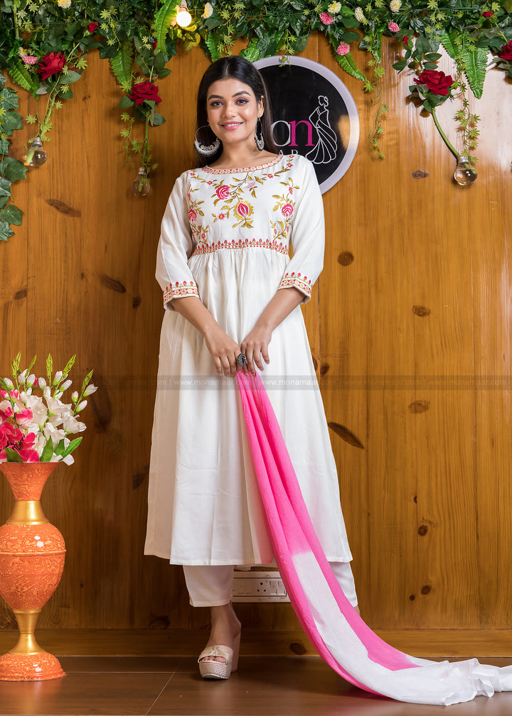 Paragon of Virtue Anarkali Kurti Set