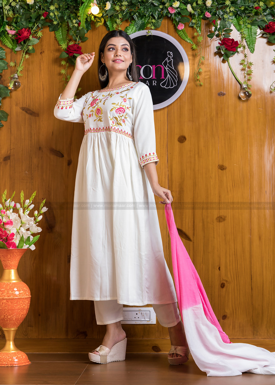 Paragon of Virtue Anarkali Kurti Set