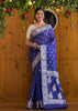 Serene Blue Banarasi Saree