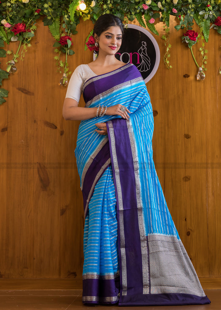 Dreamy Feroza Banarasi Saree