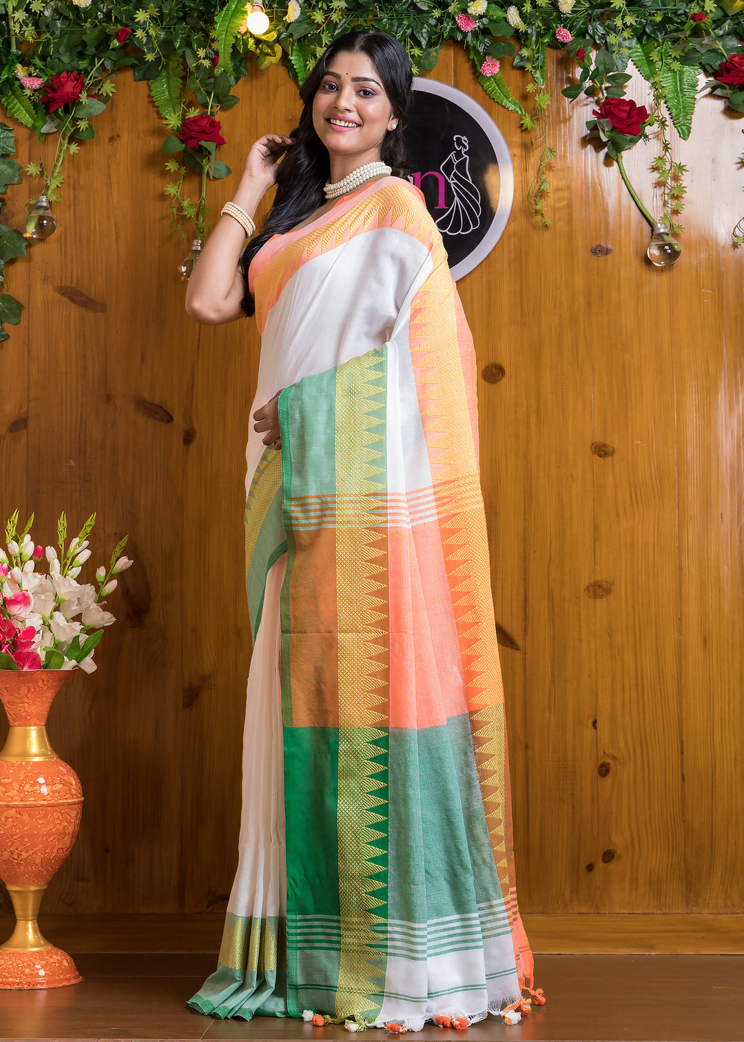 Independence Day Saree ( I Love My India)