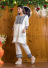 Unexplored Jacquard  Smarty (Bright White) Co-Ord Set