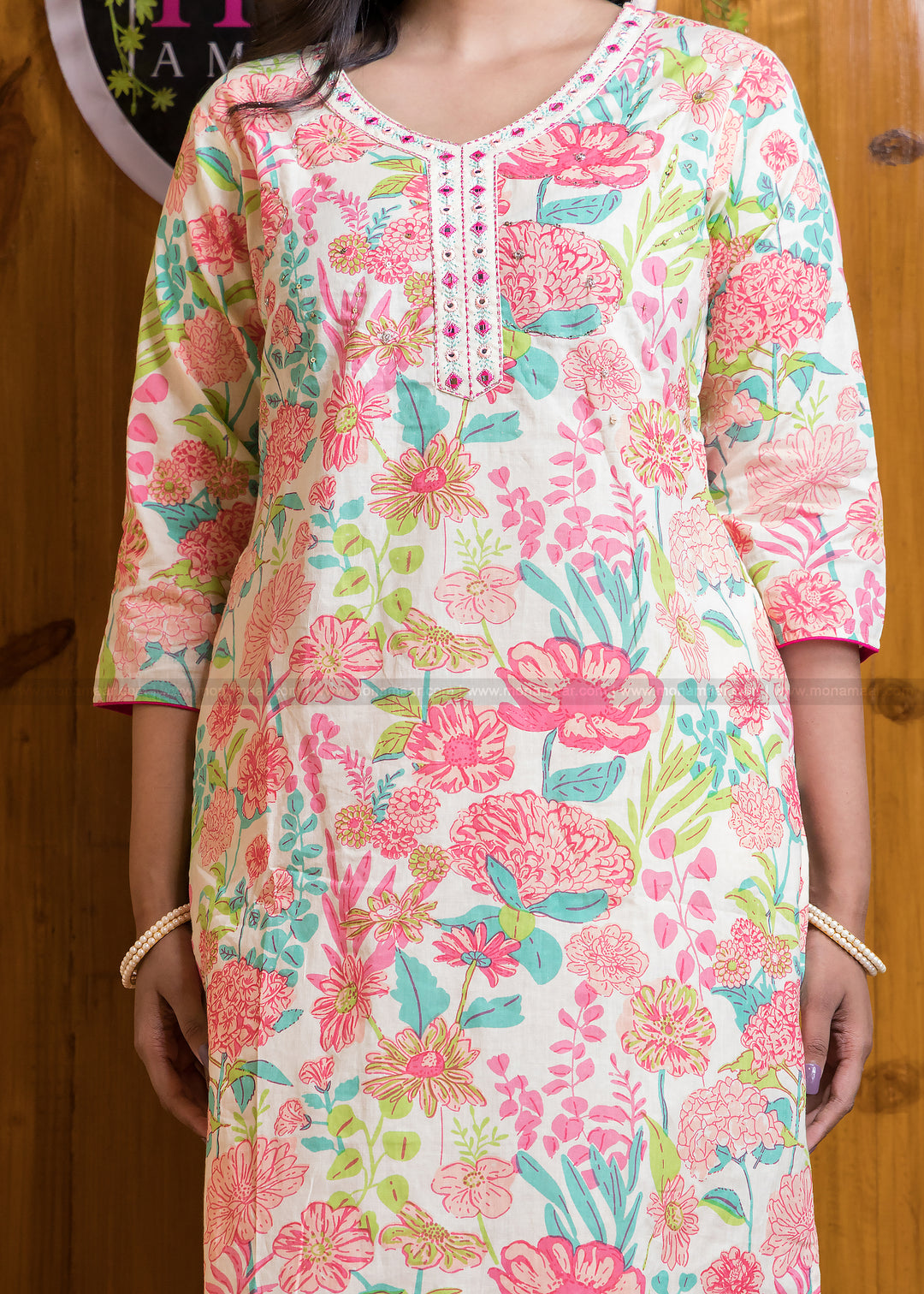 Floral Vibe-Cotton Suit Set