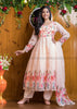 Out Of The Organza Anarkali Suit Set (Rich Peach)