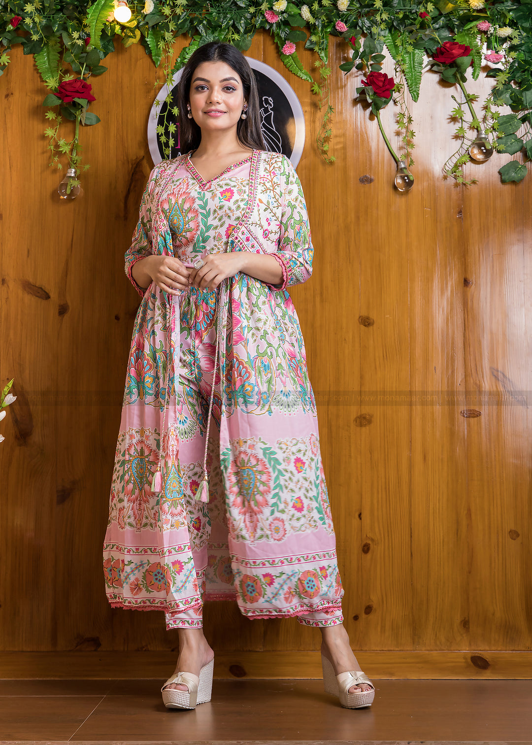 Floral Fiesta - A Designer Suit Set