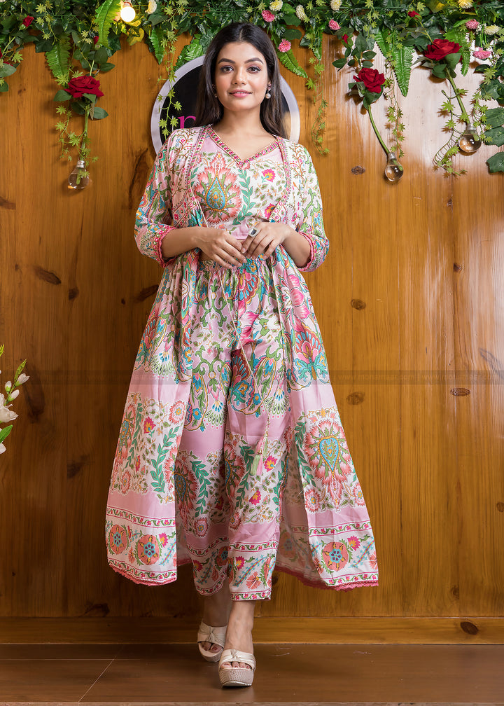 Floral Fiesta - A Designer Suit Set