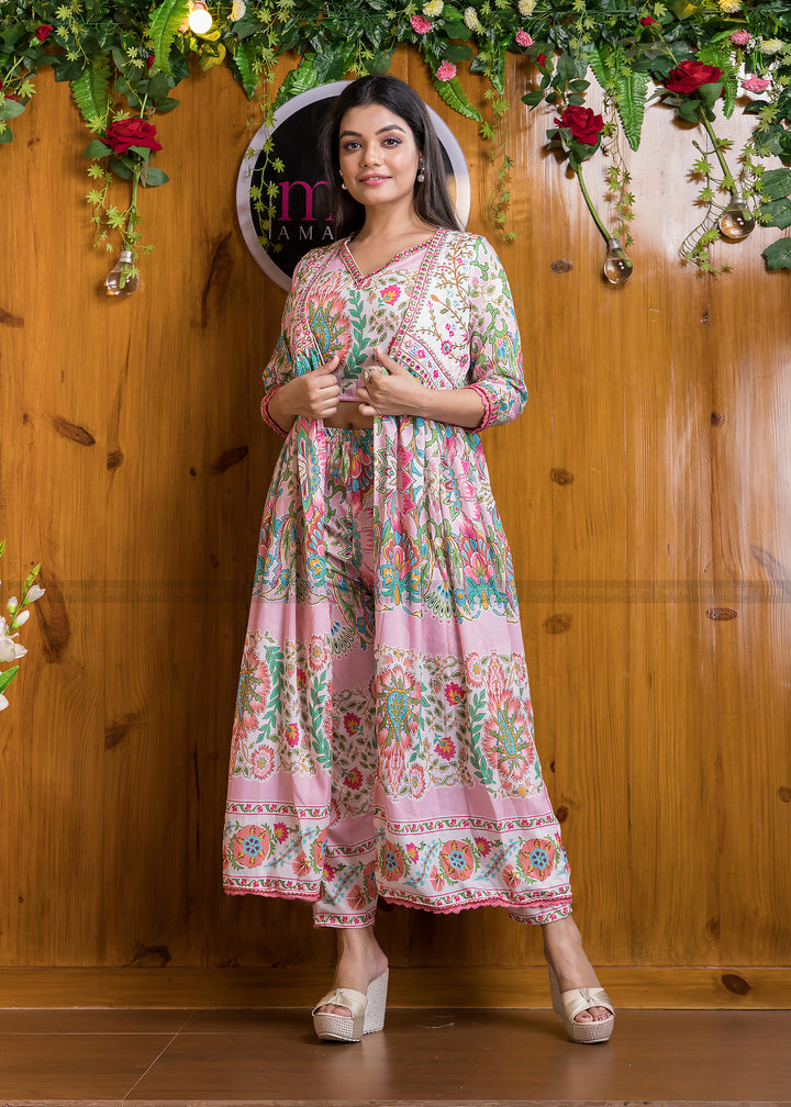 Floral Fiesta - A Designer Suit Set