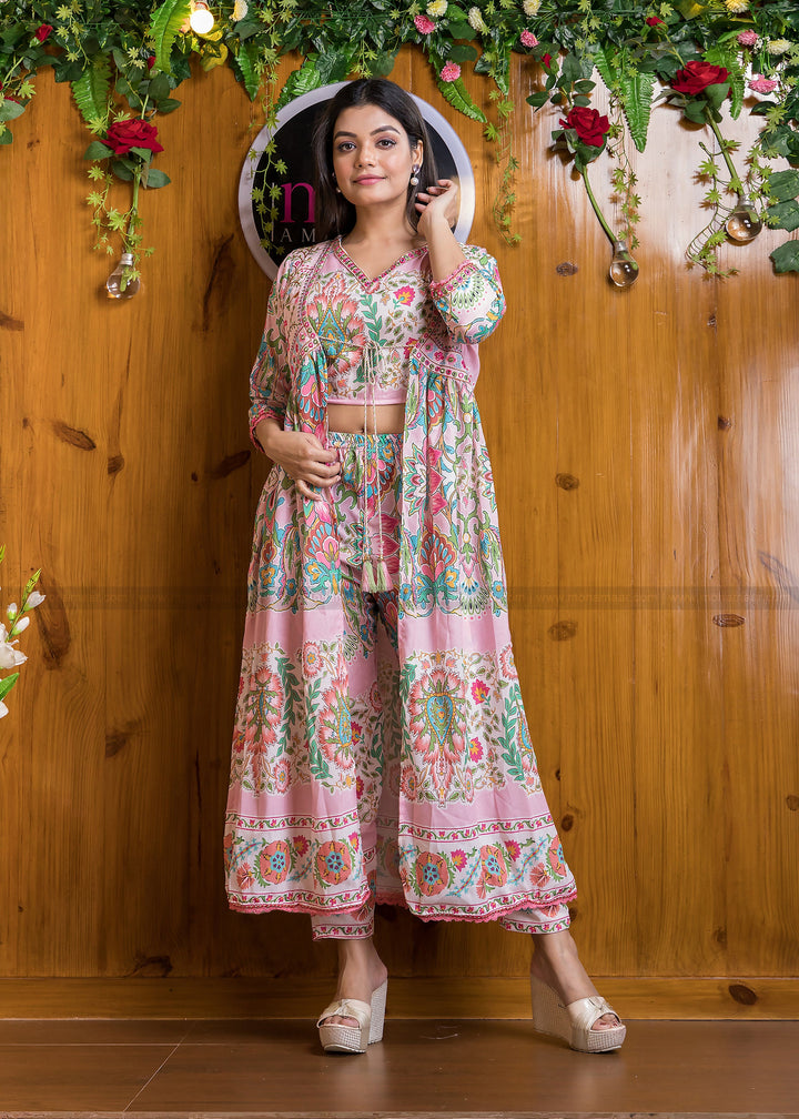 Floral Fiesta - A Designer Suit Set